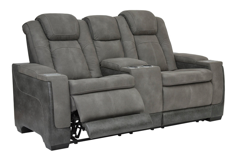 Next-Gen DuraPella - Dual Tone Slate - Power Reclining Loveseat - Ornate Home