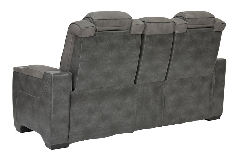 Next-Gen DuraPella - Dual Tone Slate - Power Reclining Loveseat - Ornate Home