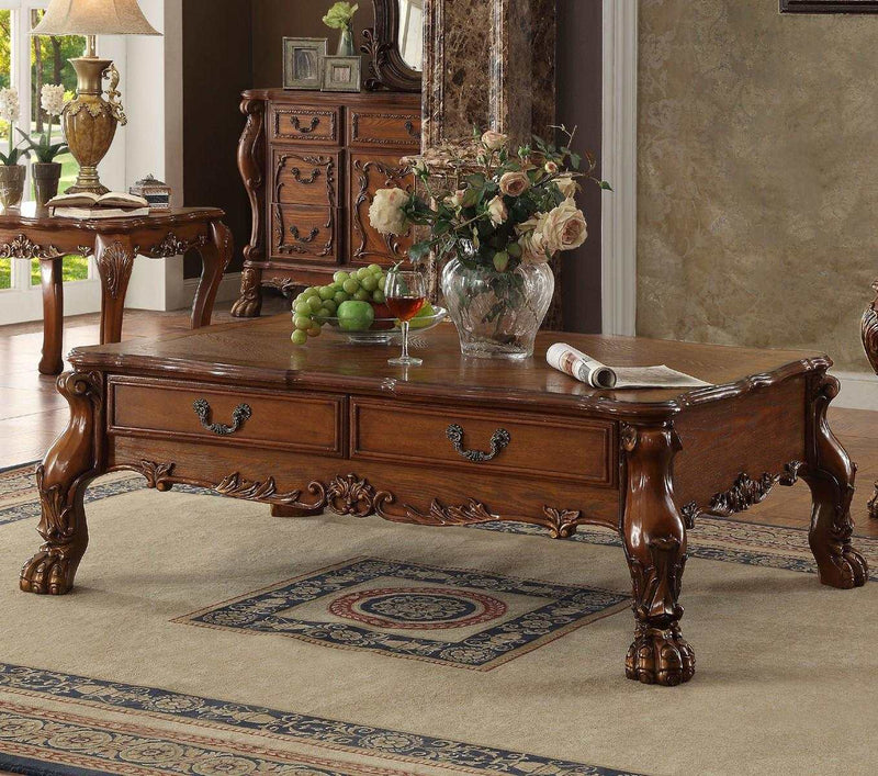 Dresden Cherry Oak Coffee Table - Ornate Home