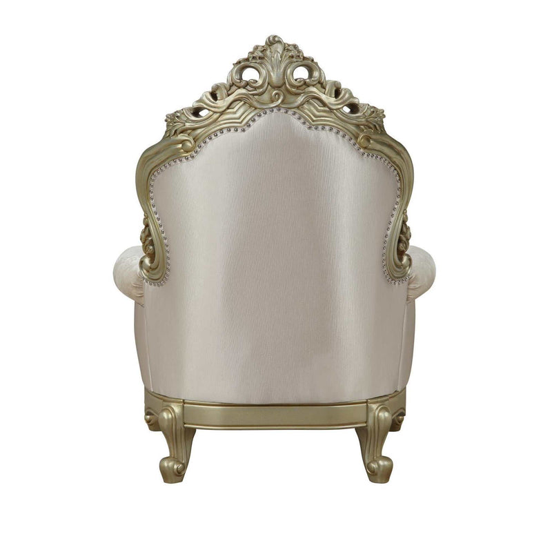 Gorsedd - Cream & Antique White - Armchair - Ornate Home