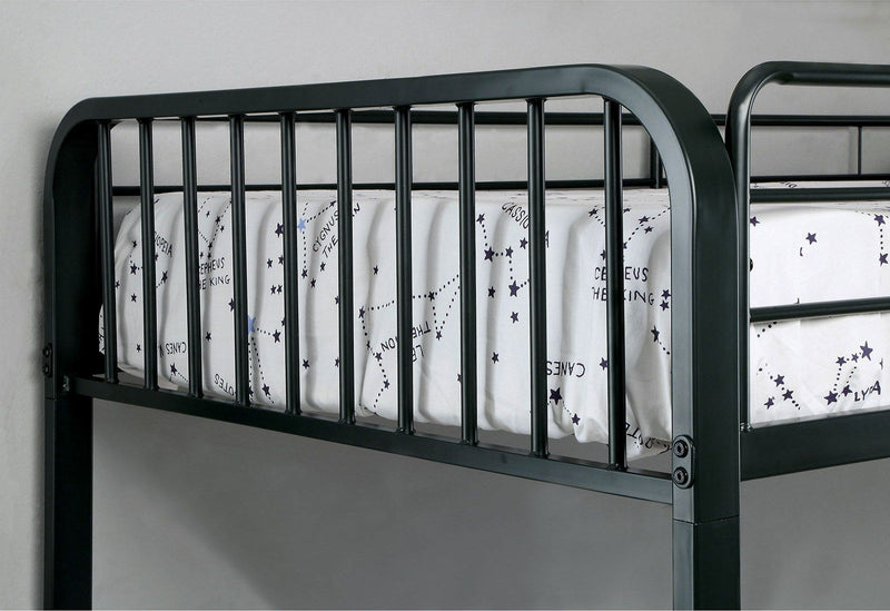 Clement Black Twin/Twin Bunk Bed