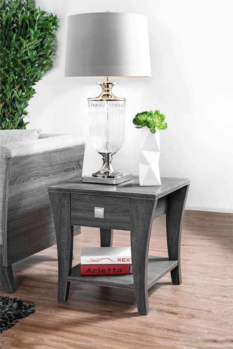 Amity Gray End Table