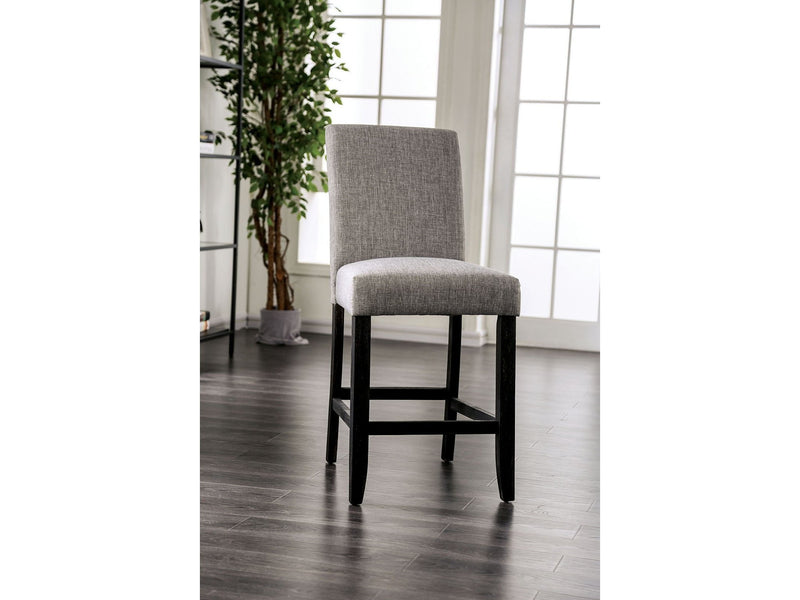 Brule Rustic Light Gray Counter Ht. Side Chair (Set of 2)