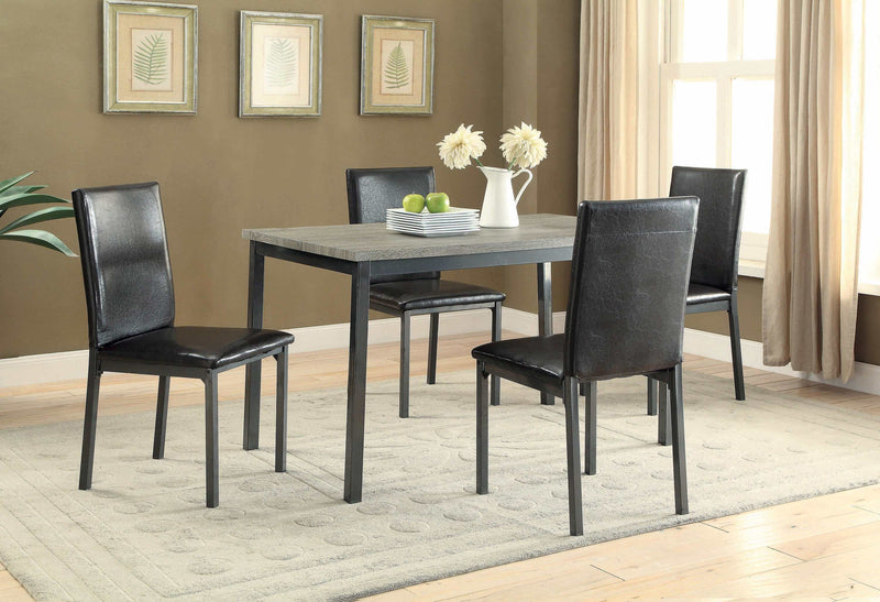 Garza - Black -  Dining Table - Ornate Home