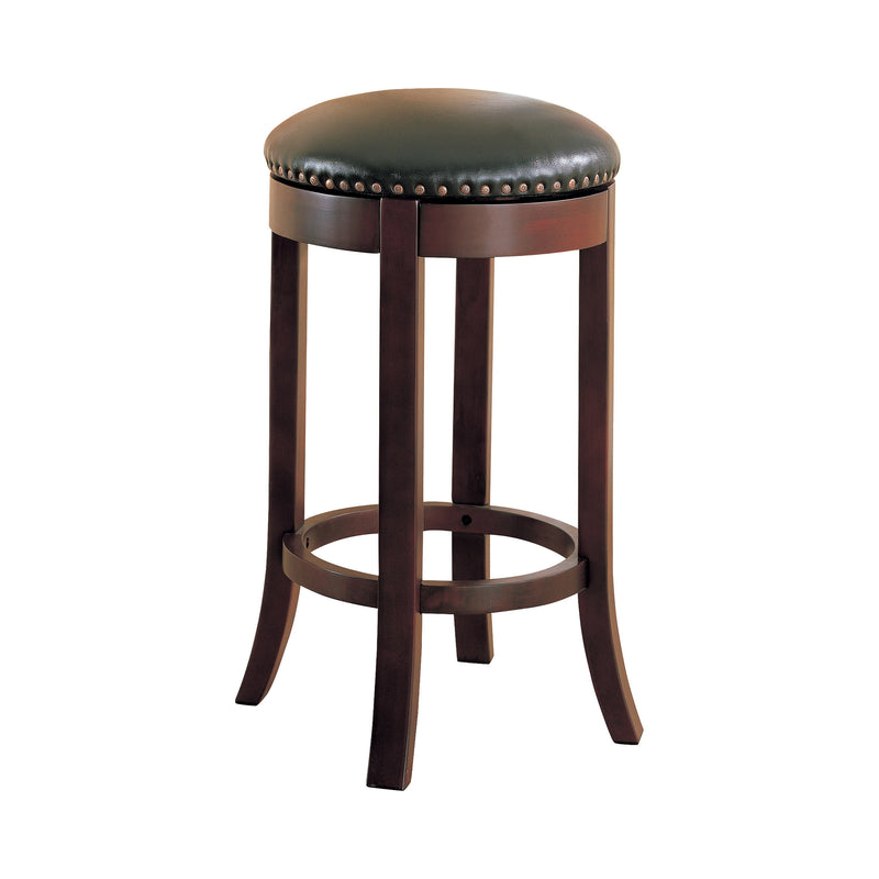 Gise - Walnut & Dark brown - 29" Bar Stool (Set of 2) - Ornate Home