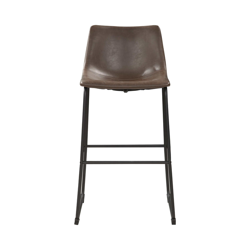 Rox - Brown & Black - Bar Stools (Set Of 2) - Ornate Home