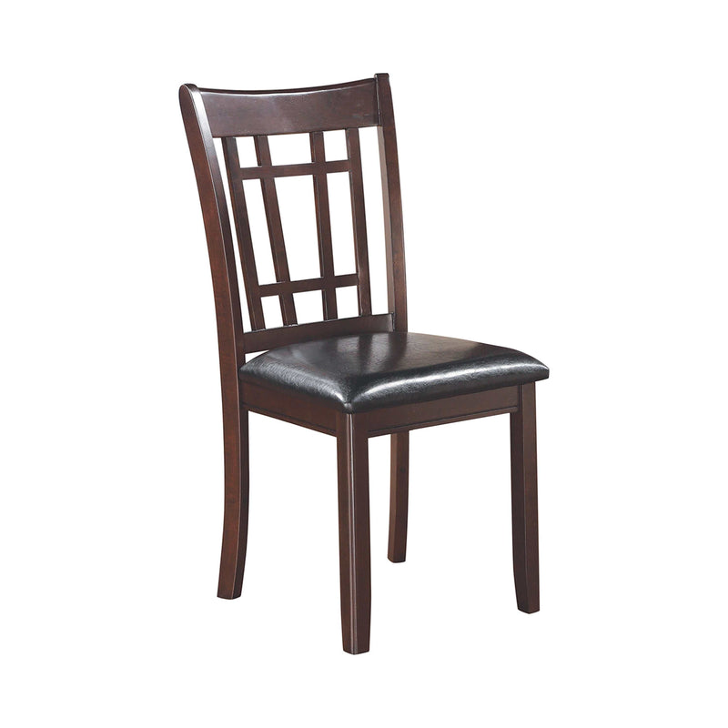 Lavon - Espresso & Black - Side Chairs  (Set Of 2) - Ornate Home