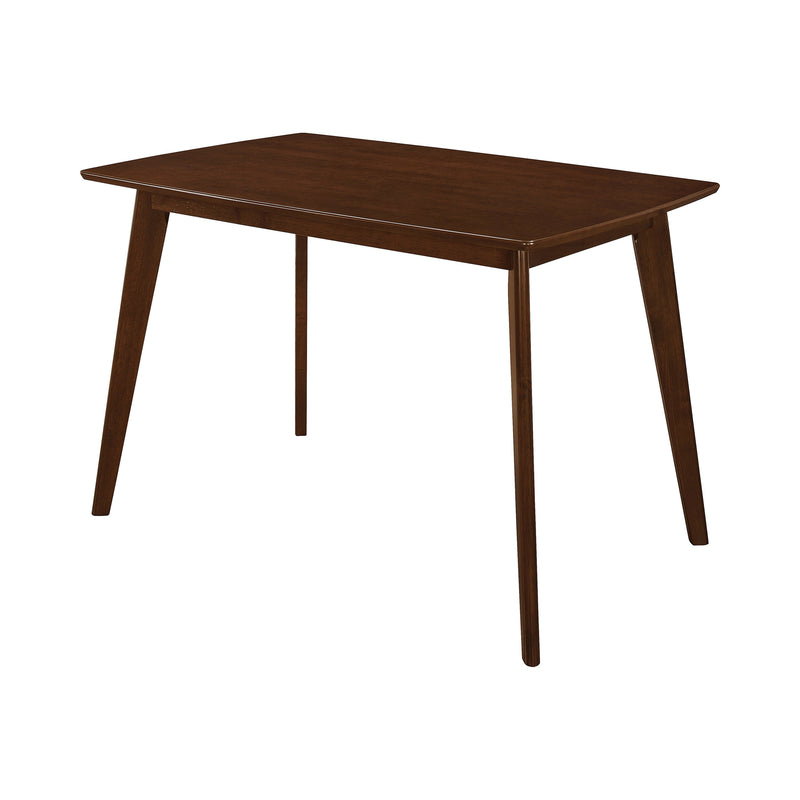 Kersey Chestnut Dining Table w/ Angled Legs