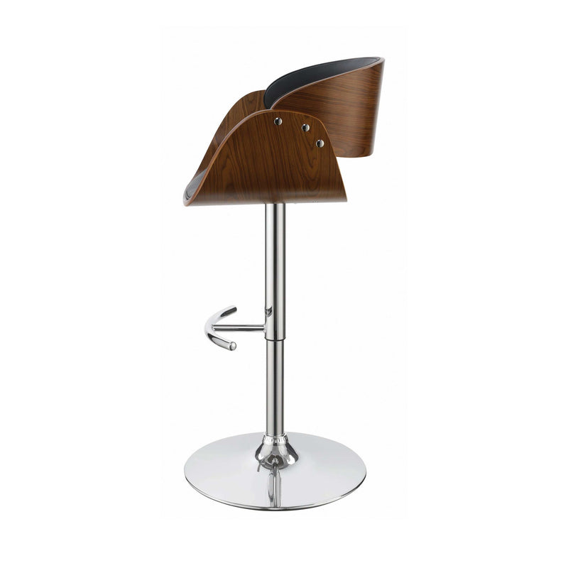 Lukas - Black & Chrome - Bar Stool - Ornate Home