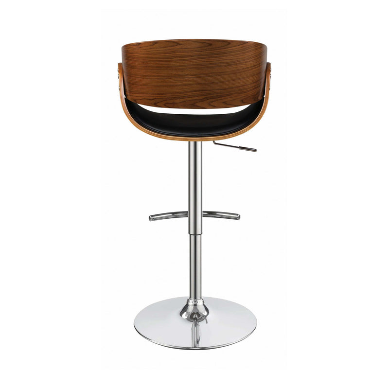 Lukas - Black & Chrome - Bar Stool - Ornate Home