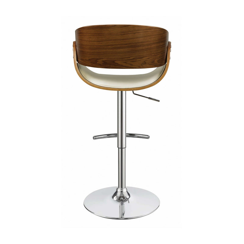 Lukas - Ecru & Chrome - Bar Stool - Ornate Home