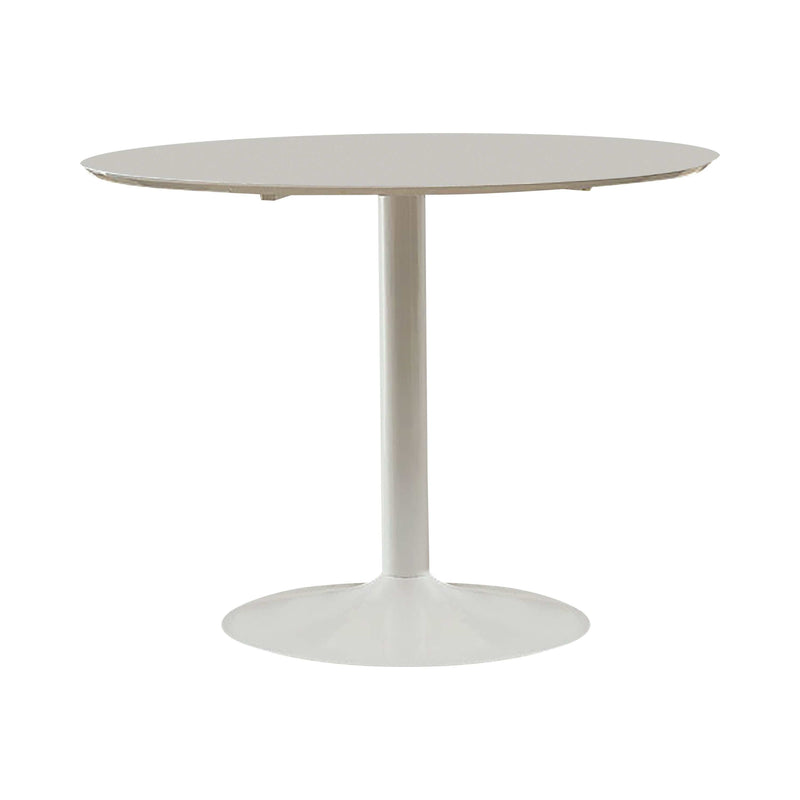 Lowry - White - Round Dining Table - Ornate Home