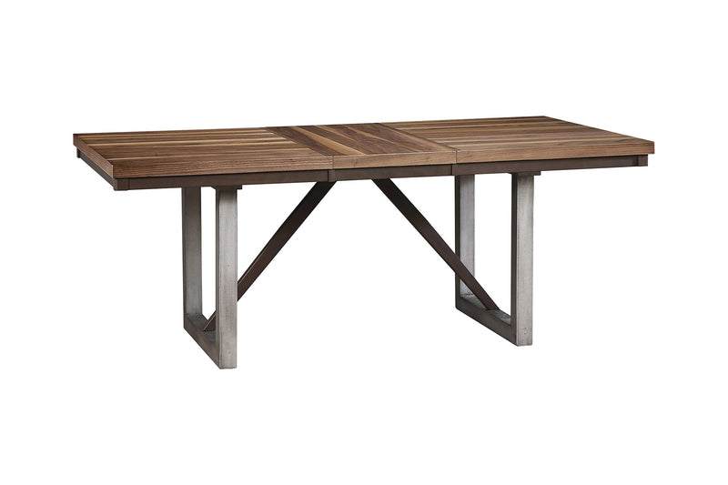 Spring Creek - Natural Walnut - Dining Table w/ Extension Leaf - Ornate Home