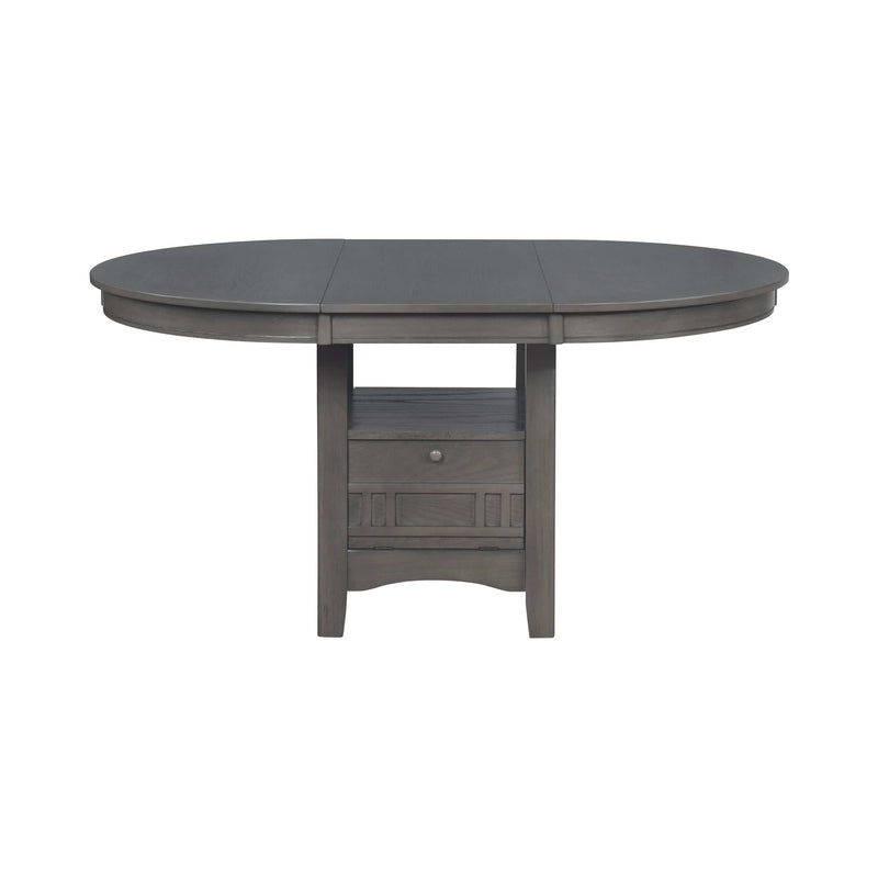 Lavon - Medium Grey - Dining Table w/ Storage - Ornate Home