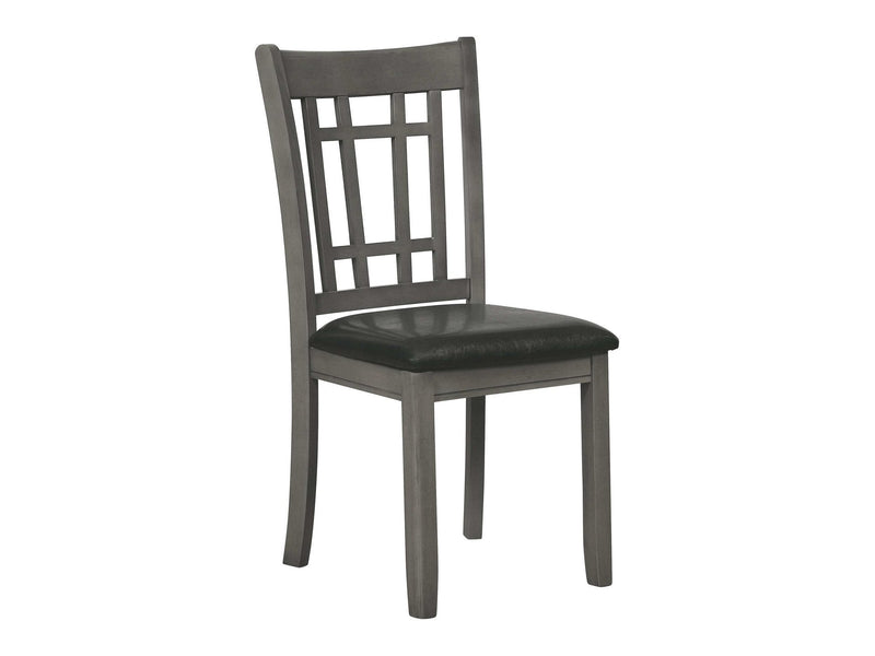 Lavon - Espresso & Medium Grey - Side Chairs (Set Of 2) - Ornate Home