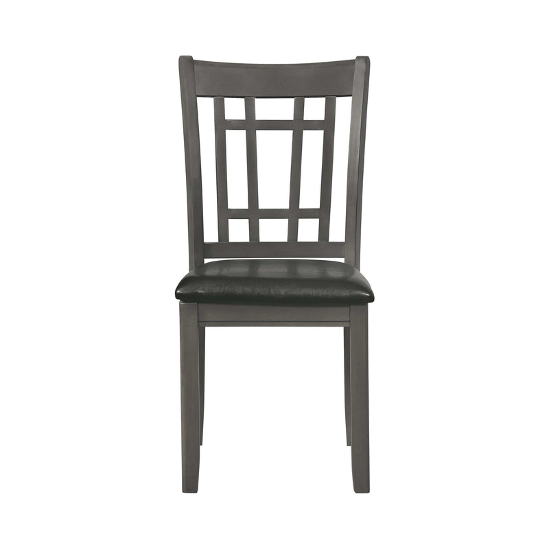 Lavon - Espresso & Medium Grey - Side Chairs (Set Of 2) - Ornate Home