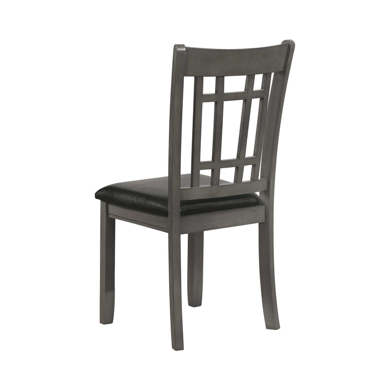 Lavon - Espresso & Medium Grey - Side Chairs (Set Of 2) - Ornate Home