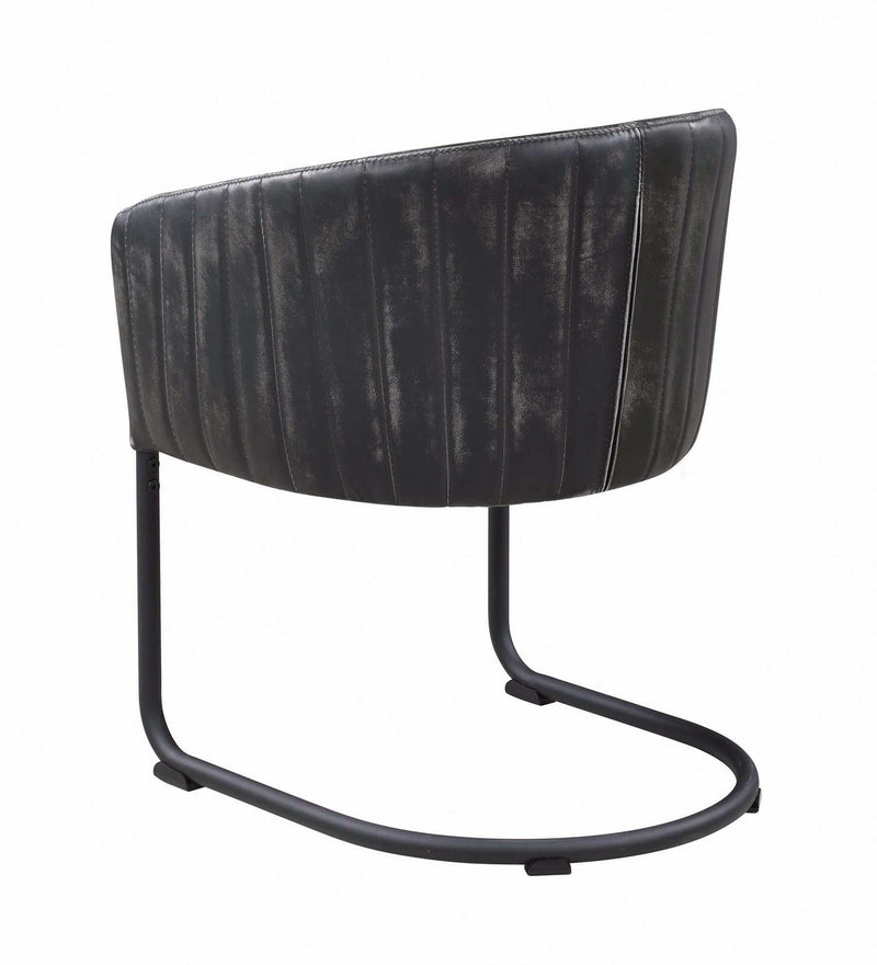 Aviano - Anthracite & Matte Black - Dining Chair - Ornate Home