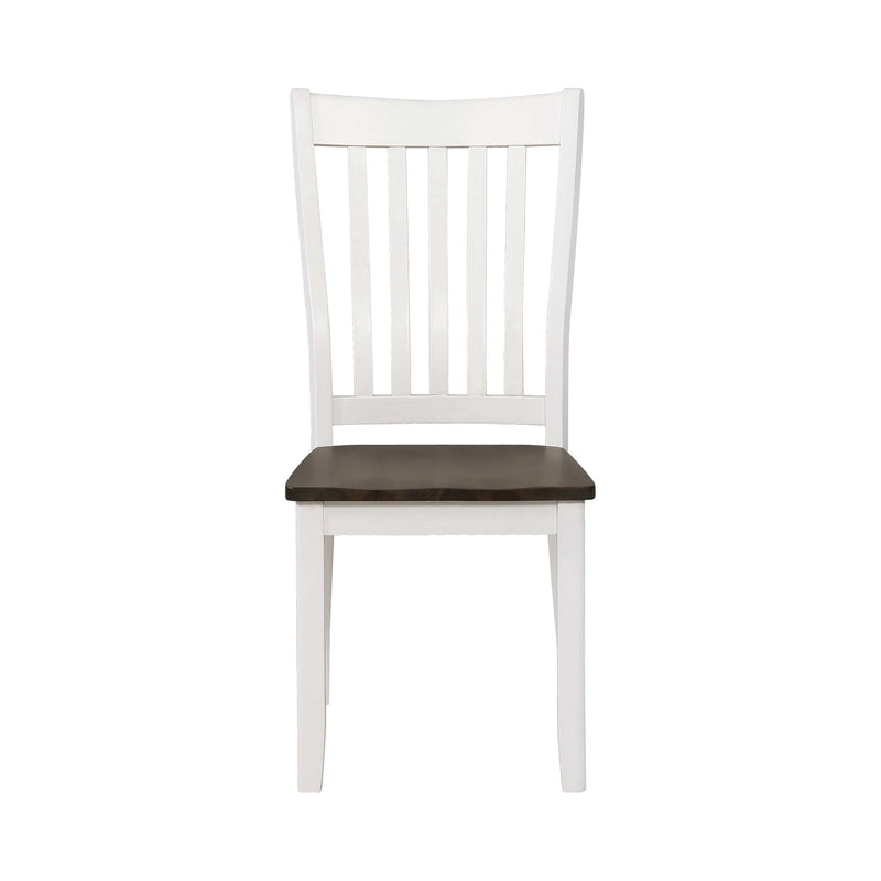 Kingman - Espresso & White - Dining Chairs  (Set Of 2) - Ornate Home