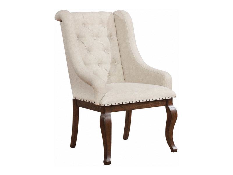 Brockway -  Cream And Antique Java - Arm Chairs (Set Of 2) - Ornate Home