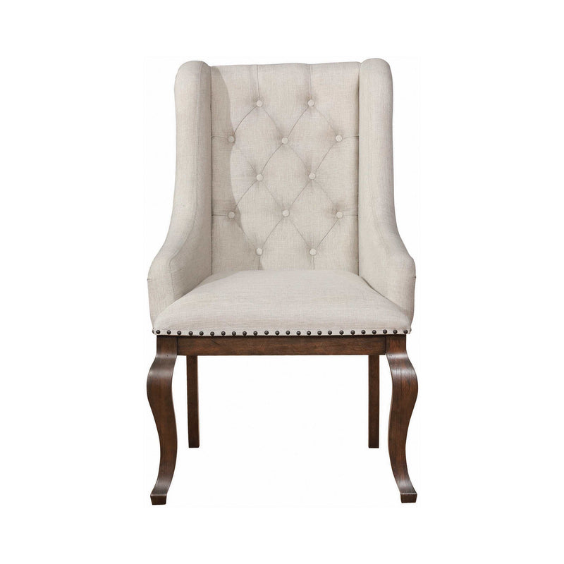 Brockway -  Cream And Antique Java - Arm Chairs (Set Of 2) - Ornate Home