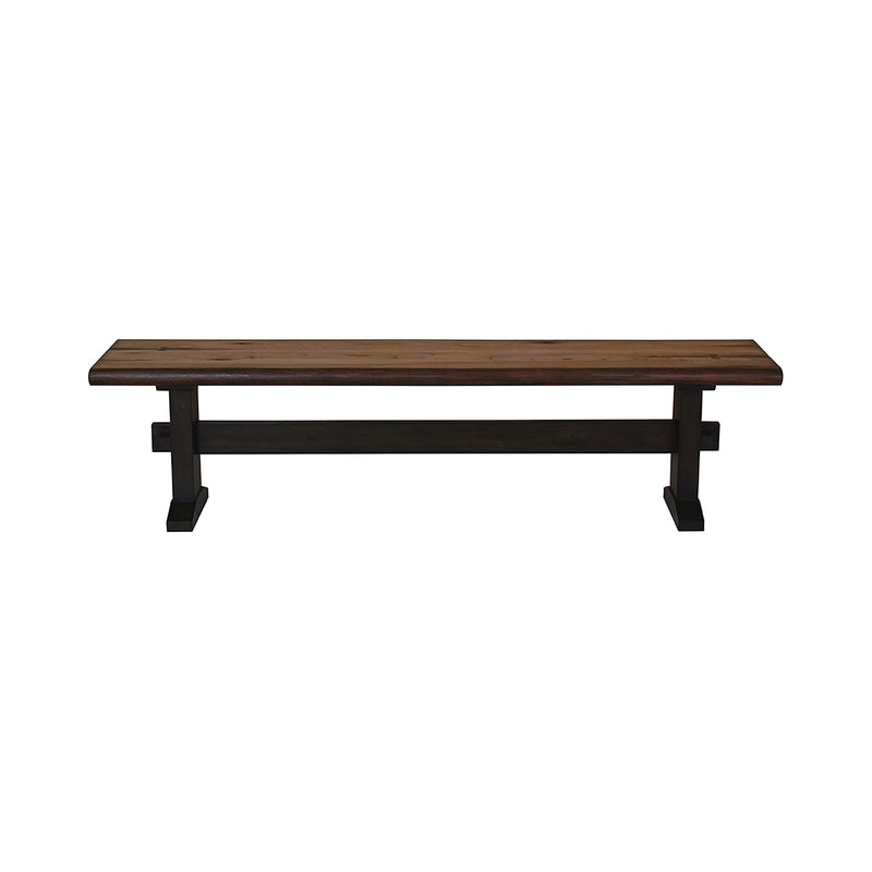 Bexley - Natural Honey & Espresso - Trestle Bench - Ornate Home