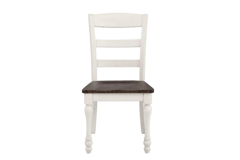 Madelyn - Dark Cocoa & Coastal White - Side Chairs  (Set Of 2) - Ornate Home