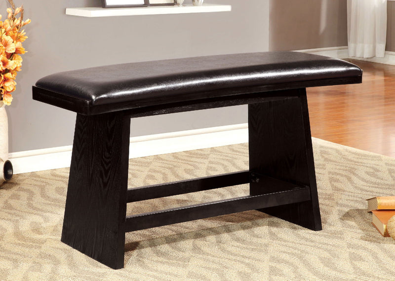 Hurley - Black - Counter Ht. Bench