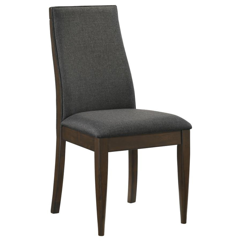 Wes Grey & Dark Walnut Side Chair (Set of 2)