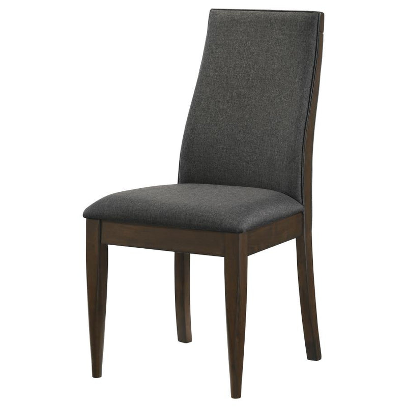 Wes Grey & Dark Walnut Side Chair (Set of 2)