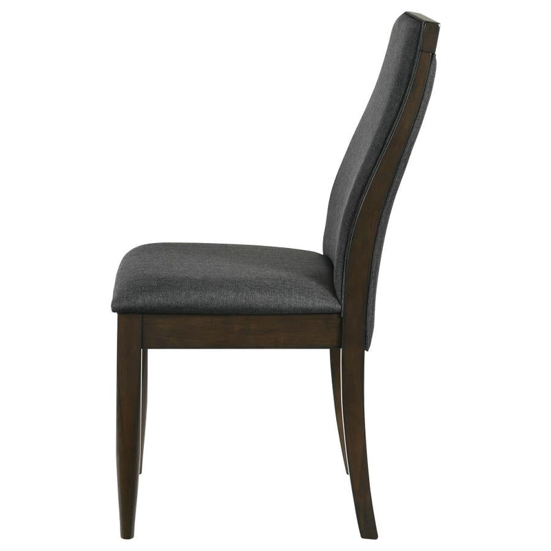 Wes Grey & Dark Walnut Side Chair (Set of 2)