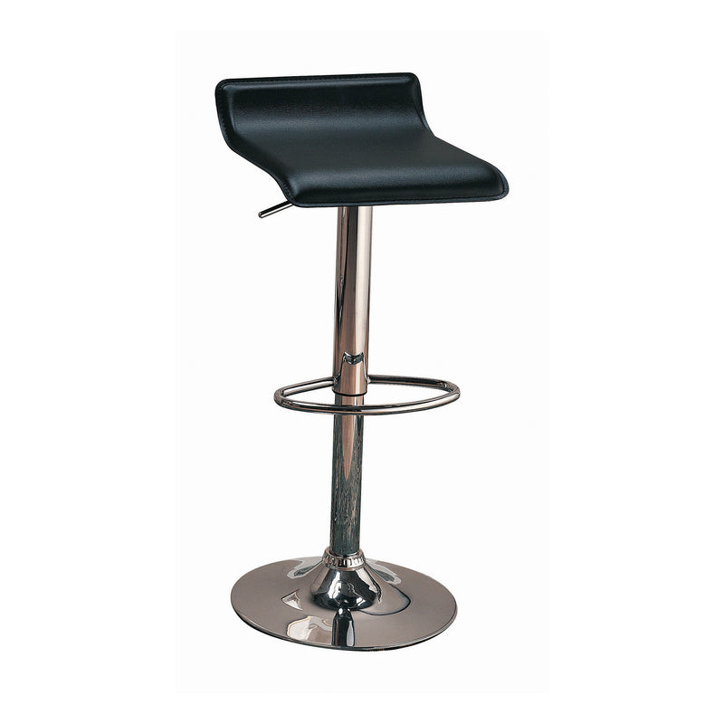 Denzel - Chrome - Adjustable Bar Stool (Set Of 2) - Ornate Home