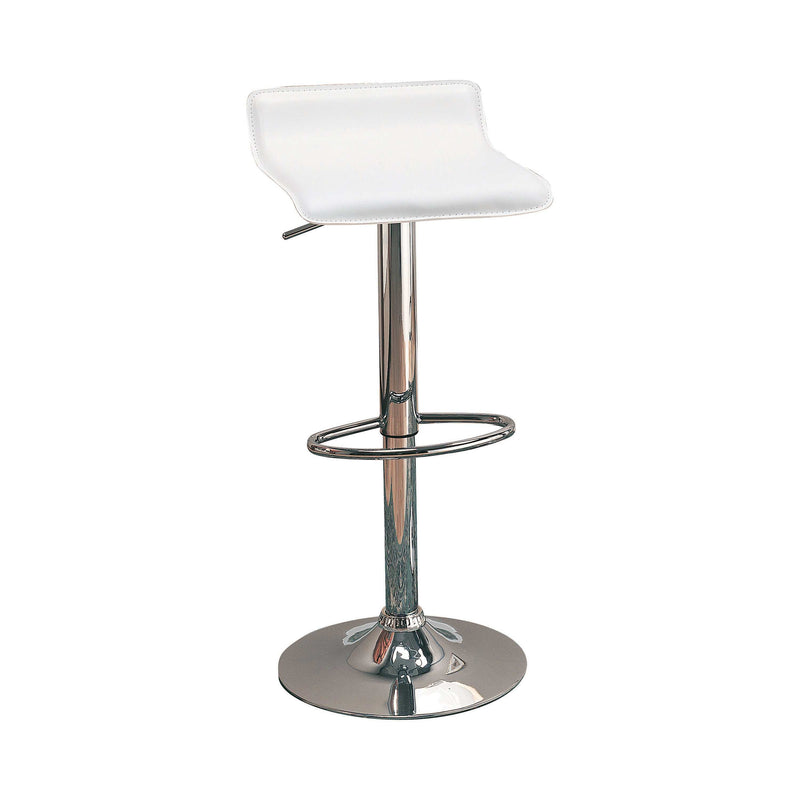 Denzel - Chrome - Adjustable Bar Stool (Set Of 2) - Ornate Home