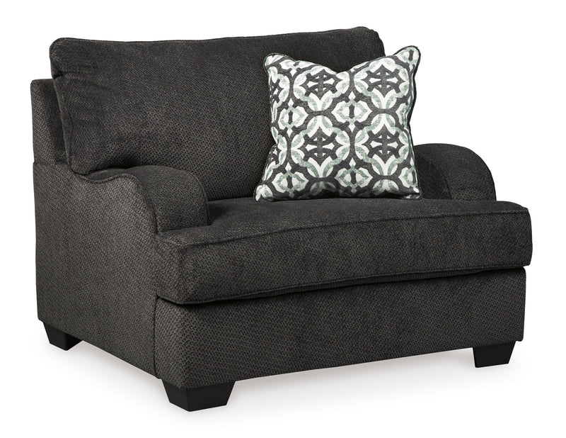 Charenton Charcoal Oversized Chair