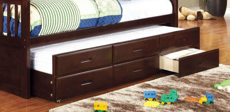 University Dark Walnut Trundle