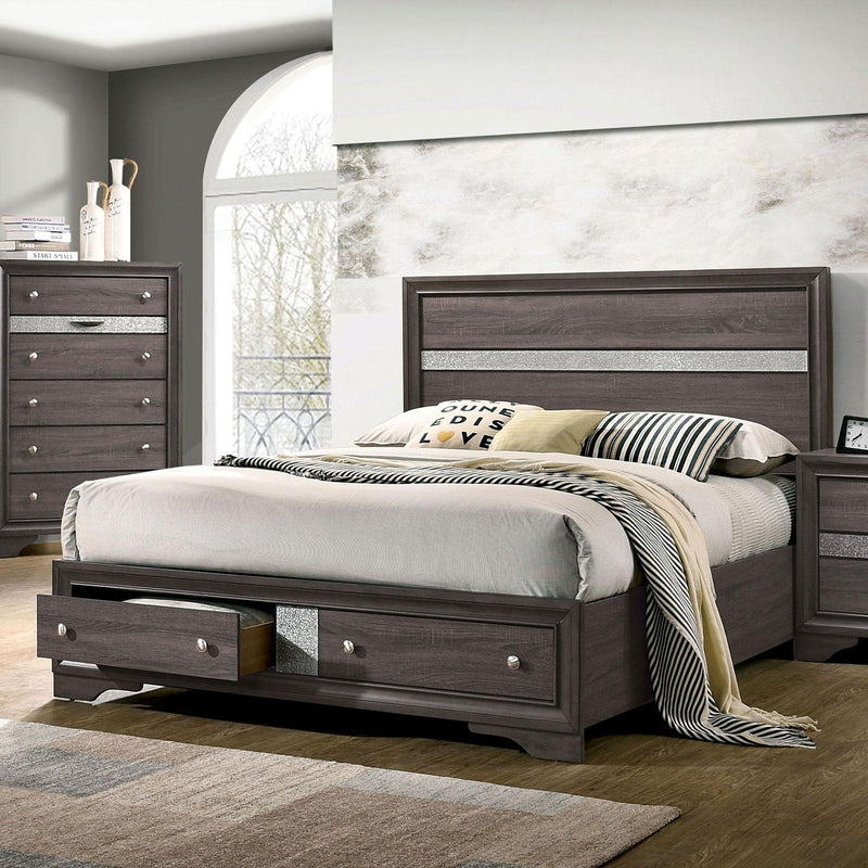 Chrissy Gray 5pc Queen Bedroom Set