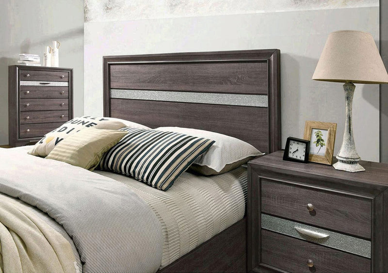 Chrissy Gray 5pc Queen Bedroom Set