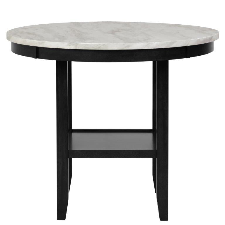 Lennon White Counter Height Round Dining Table