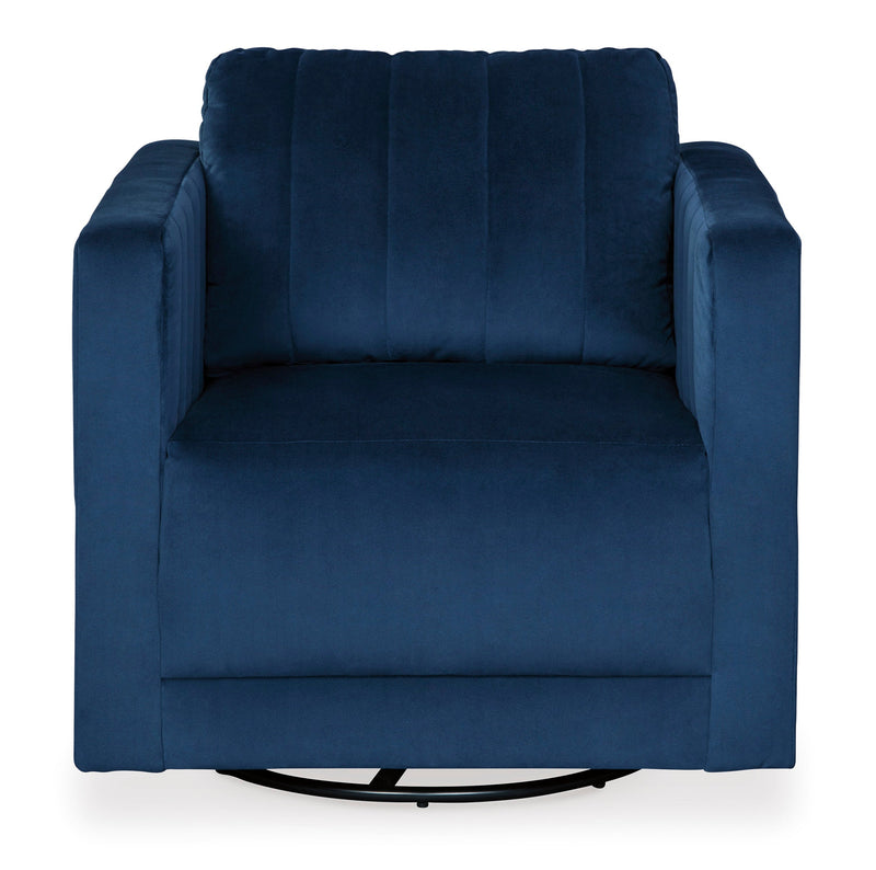 Enderlin Ink Velvet Swivel Accent Chair