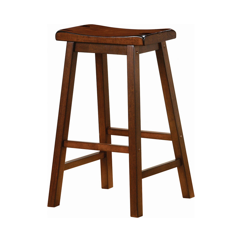 Durant Chestnut Wooden Bar Stools (Set Of 2)