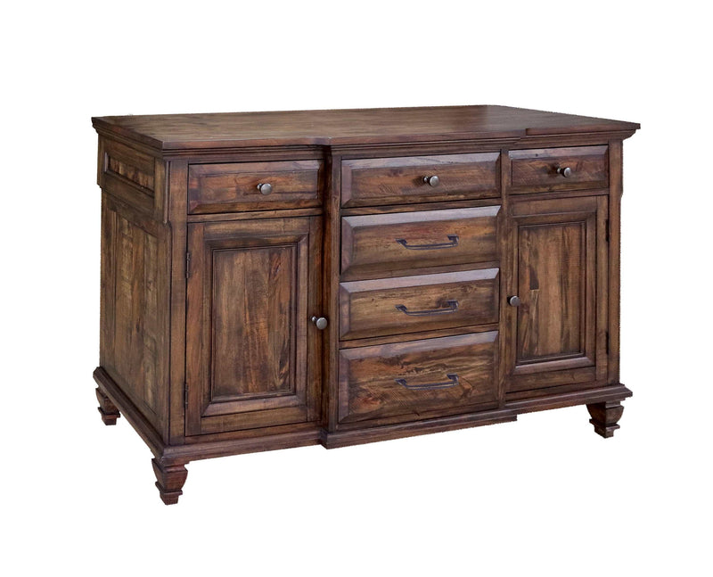 Delphine - Vintage Dark Pine - Server - Ornate Home