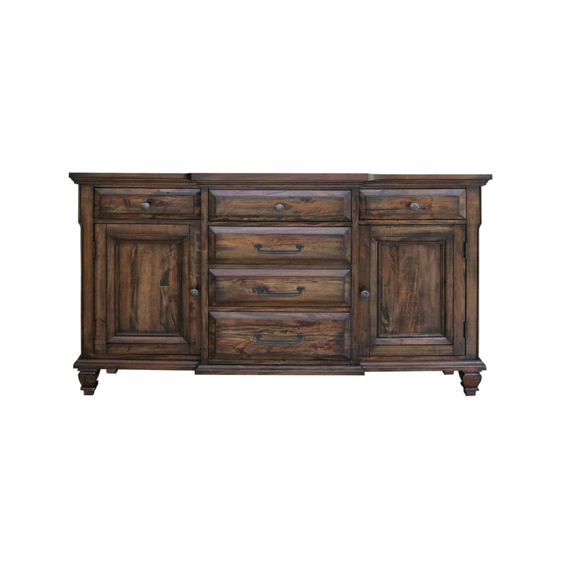 Delphine - Vintage Dark Pine - Server - Ornate Home