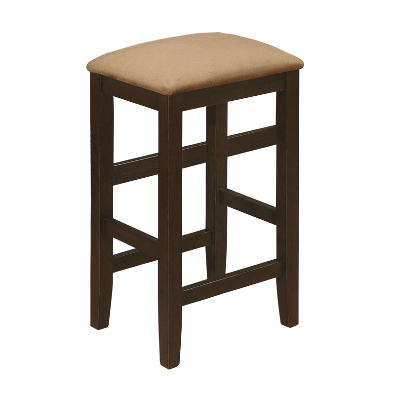 Carmina Cappuccino Counter Height Stools (Set Of 4)