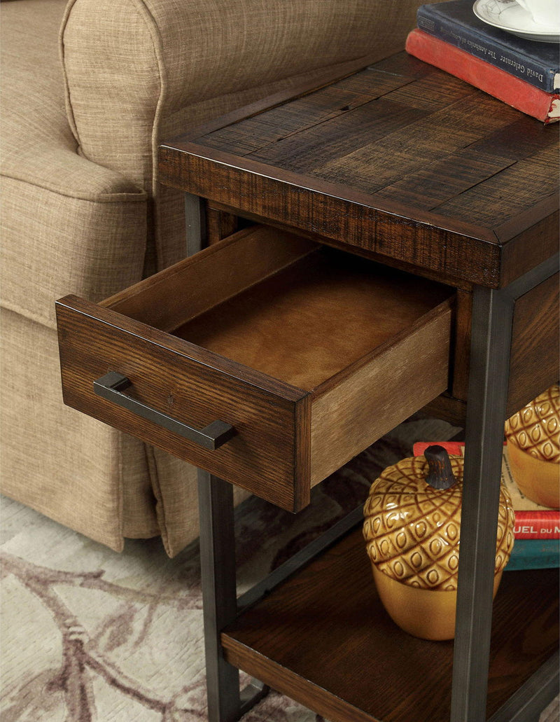 Dundalk Oak & Multi Side Table