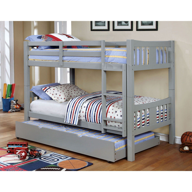 Cameron Gray Full/Full Bunk Bed