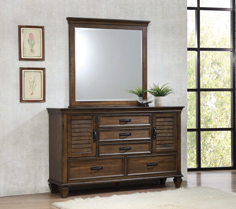 Franco - Burnished Oak - Dresser - Ornate Home