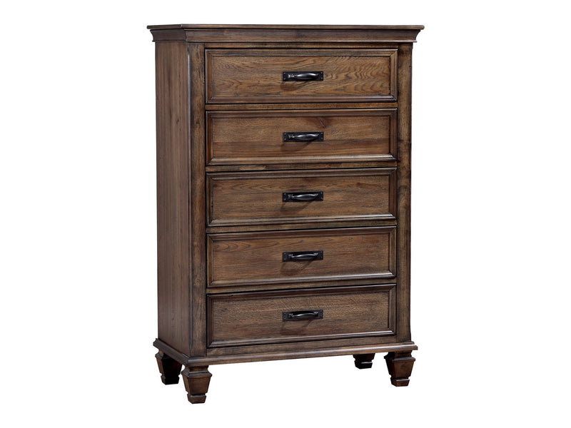 Franco - Burnished Oak - Chest - Ornate Home