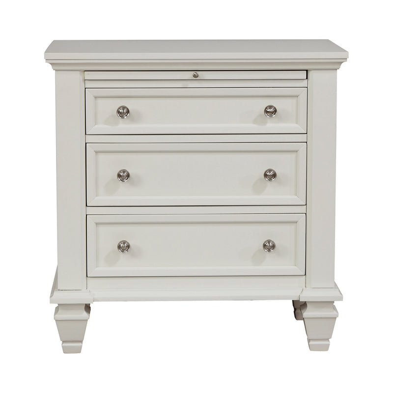 Sandy Beach - White - Nightstand - Ornate Home