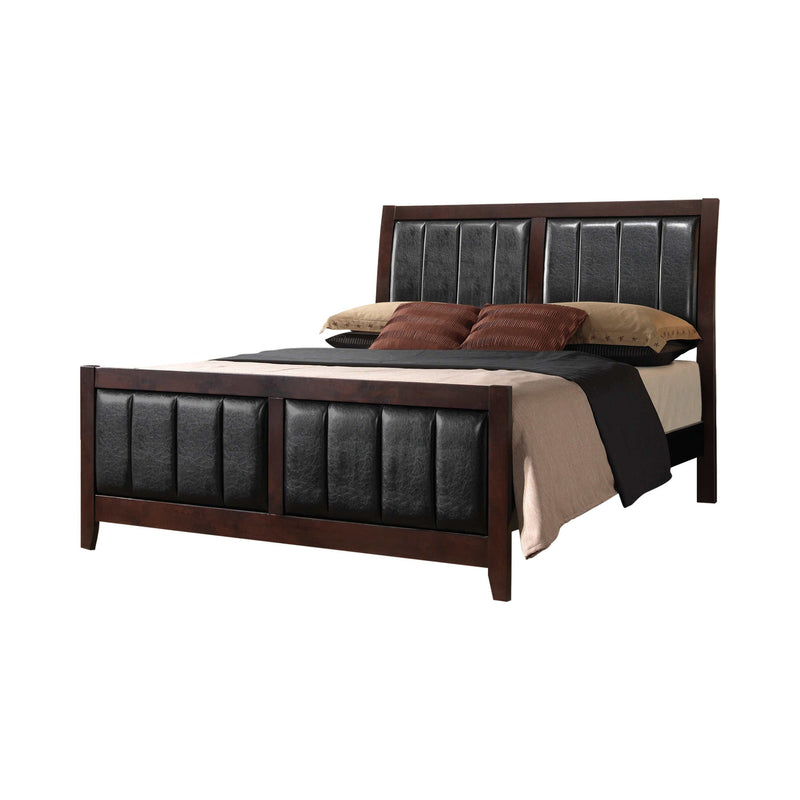 Carlton - Cappuccino & Black - California King  Bed - Ornate Home