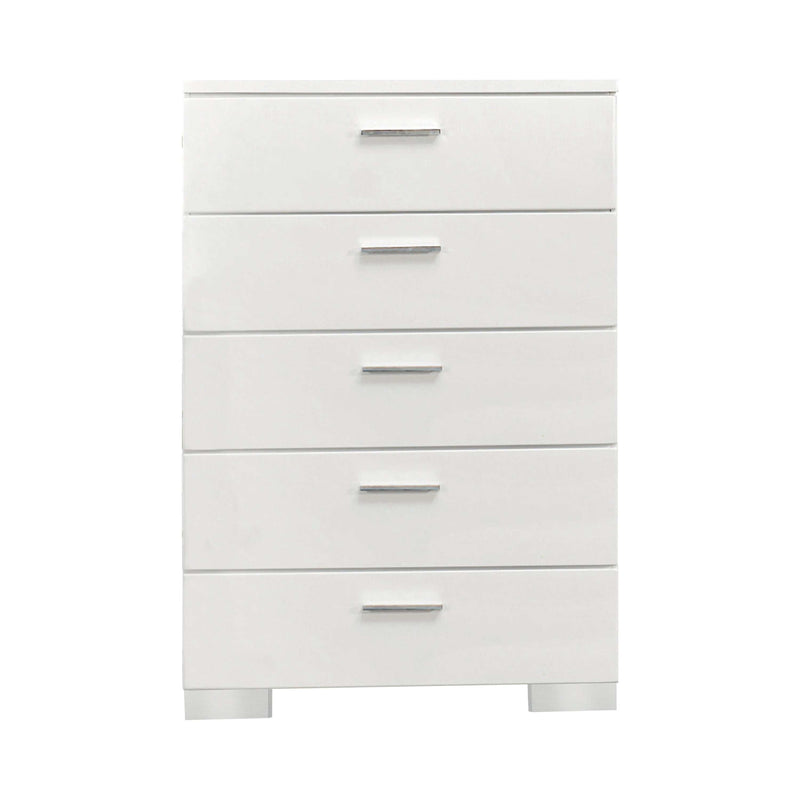 Felicity - Glossy White - Chest - Ornate Home